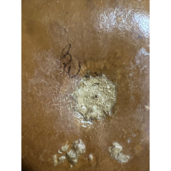 Hand Painted Gourd Folk Art Farmers Market Sunflower Wine Fruit Decoration VTG - Picture 10 of 10